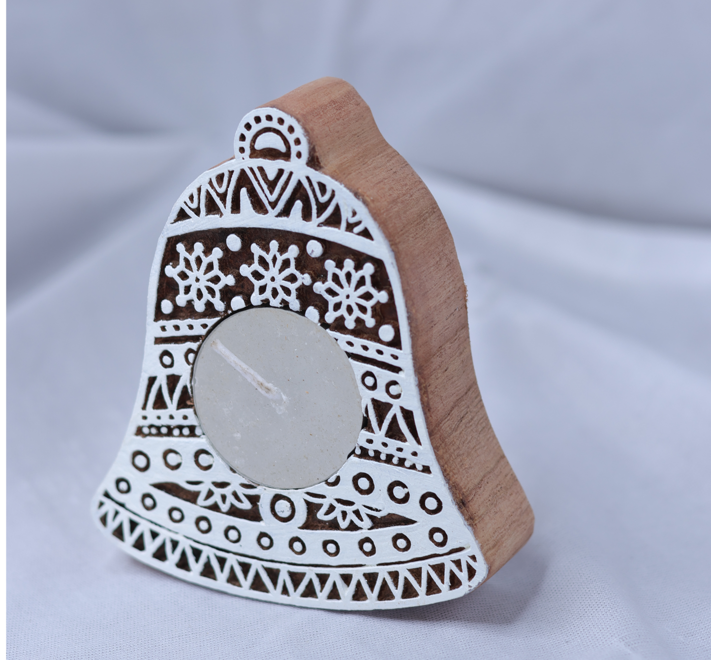 CHRISTMAS BELL BLOCK CANDLE