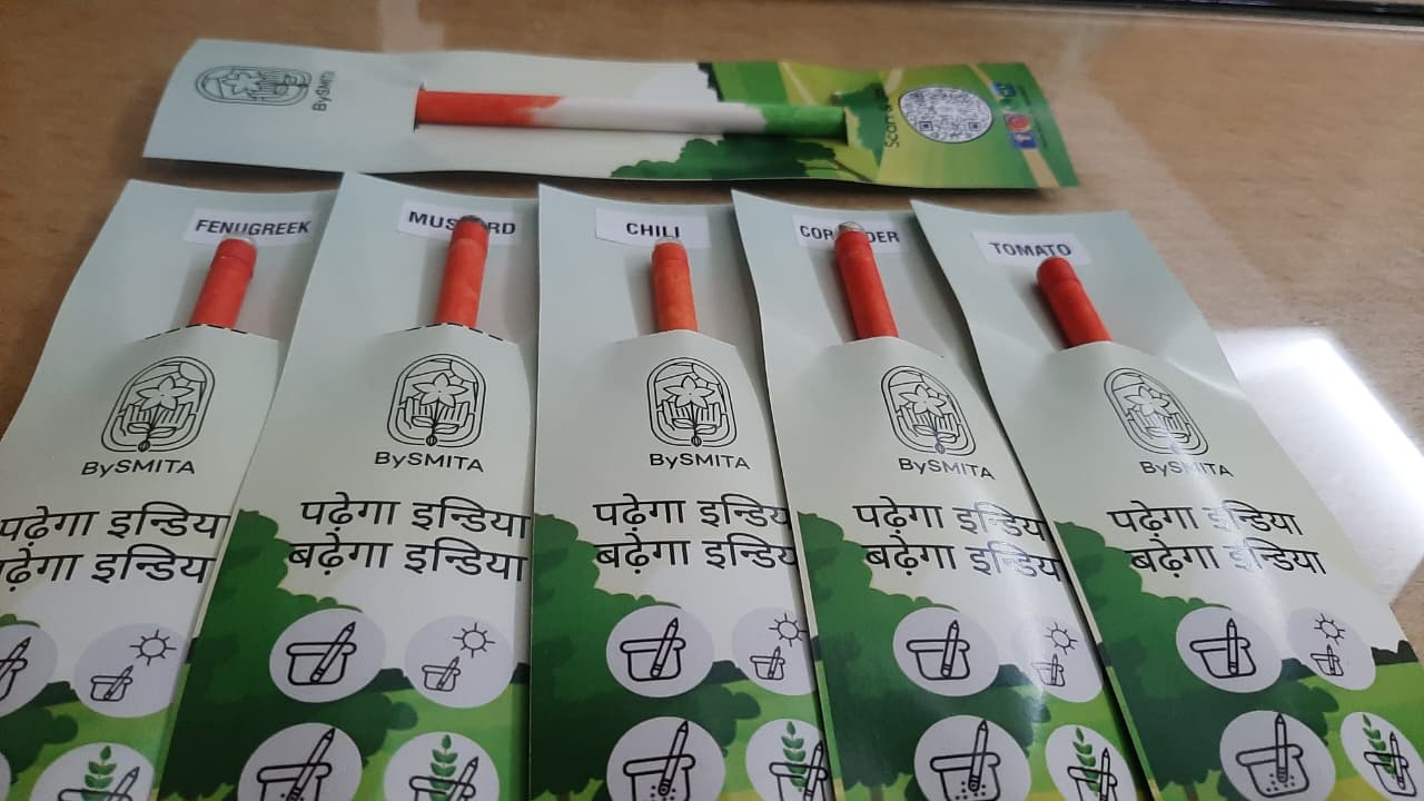 Tricolor Plantable Pencils (Pack of 10)