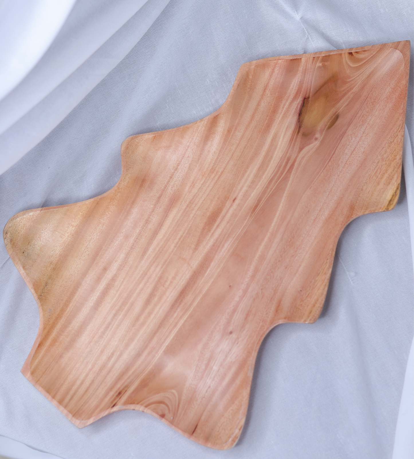 CHRISTMAS TREE WOODEN PLATTER