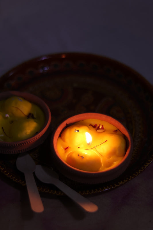 Rasmalai Candle
