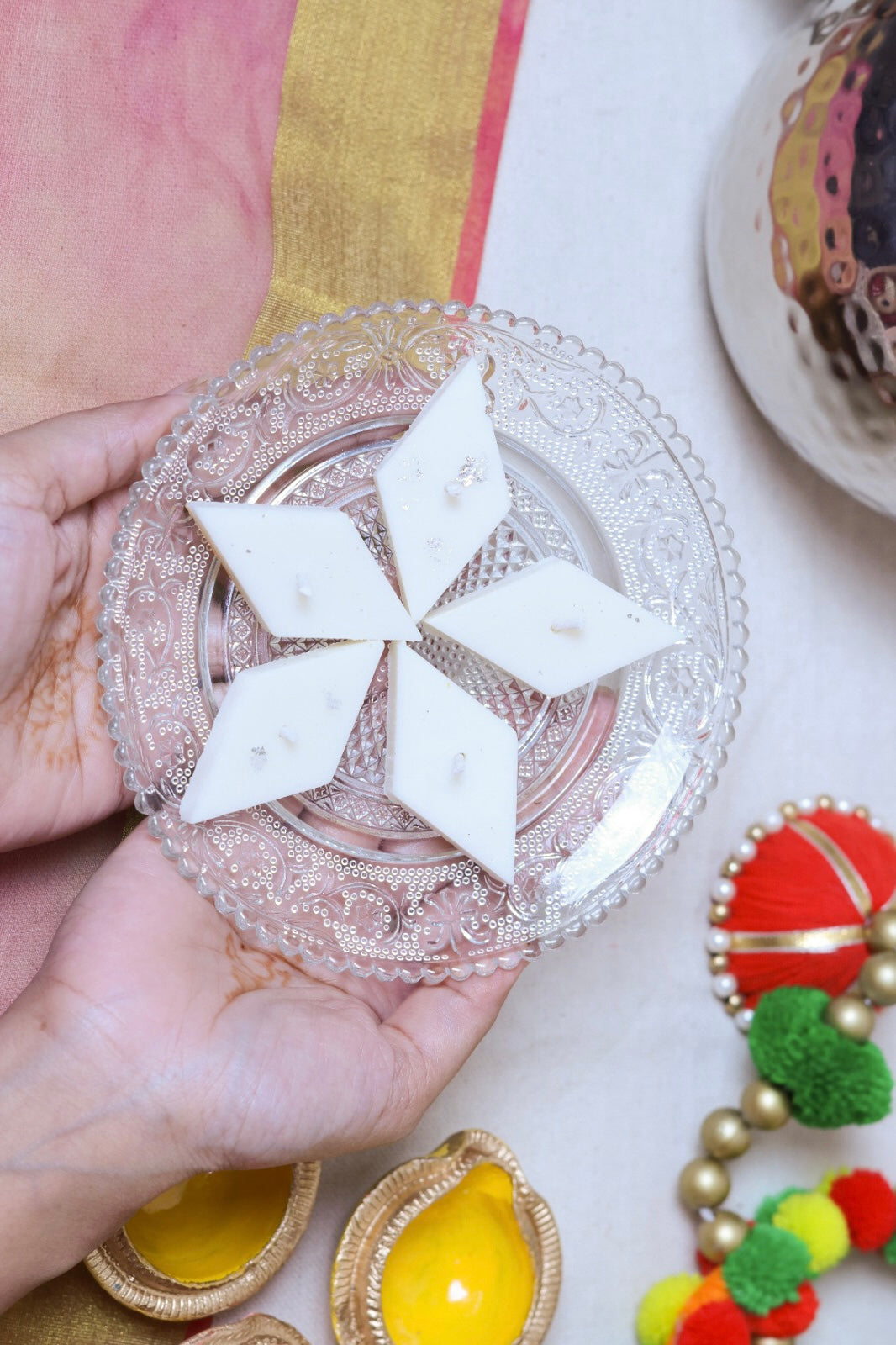 Barfi candle