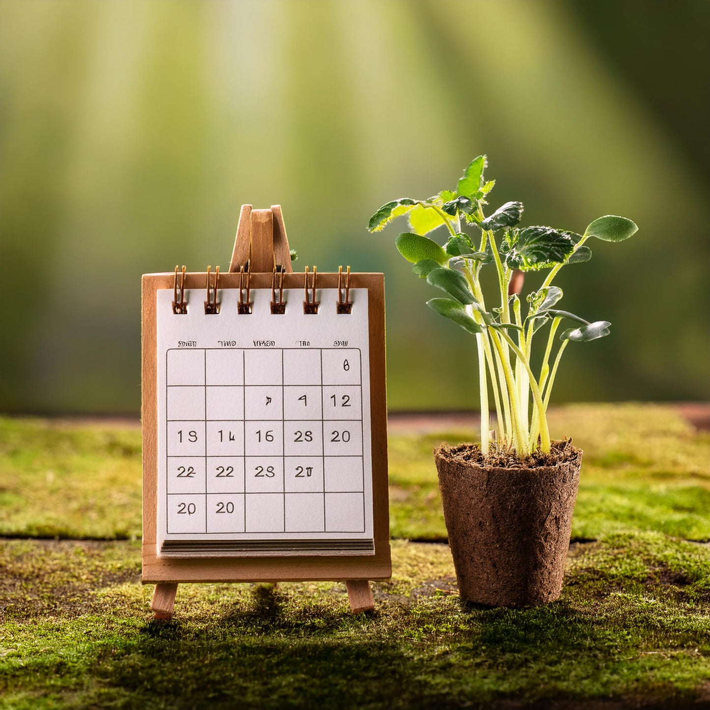 PLANTABLE CALENDAR WITH EASEL (ON ORDER ONLY )