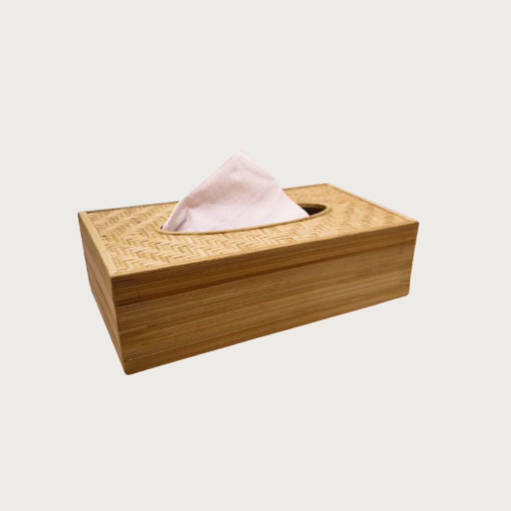 BAMBOO CANE TISSUE BOX