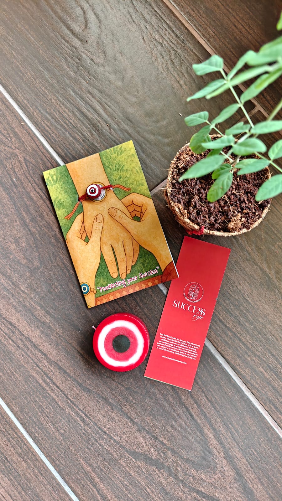 Red Evil Eye Rakhi – "Protecting Your Success