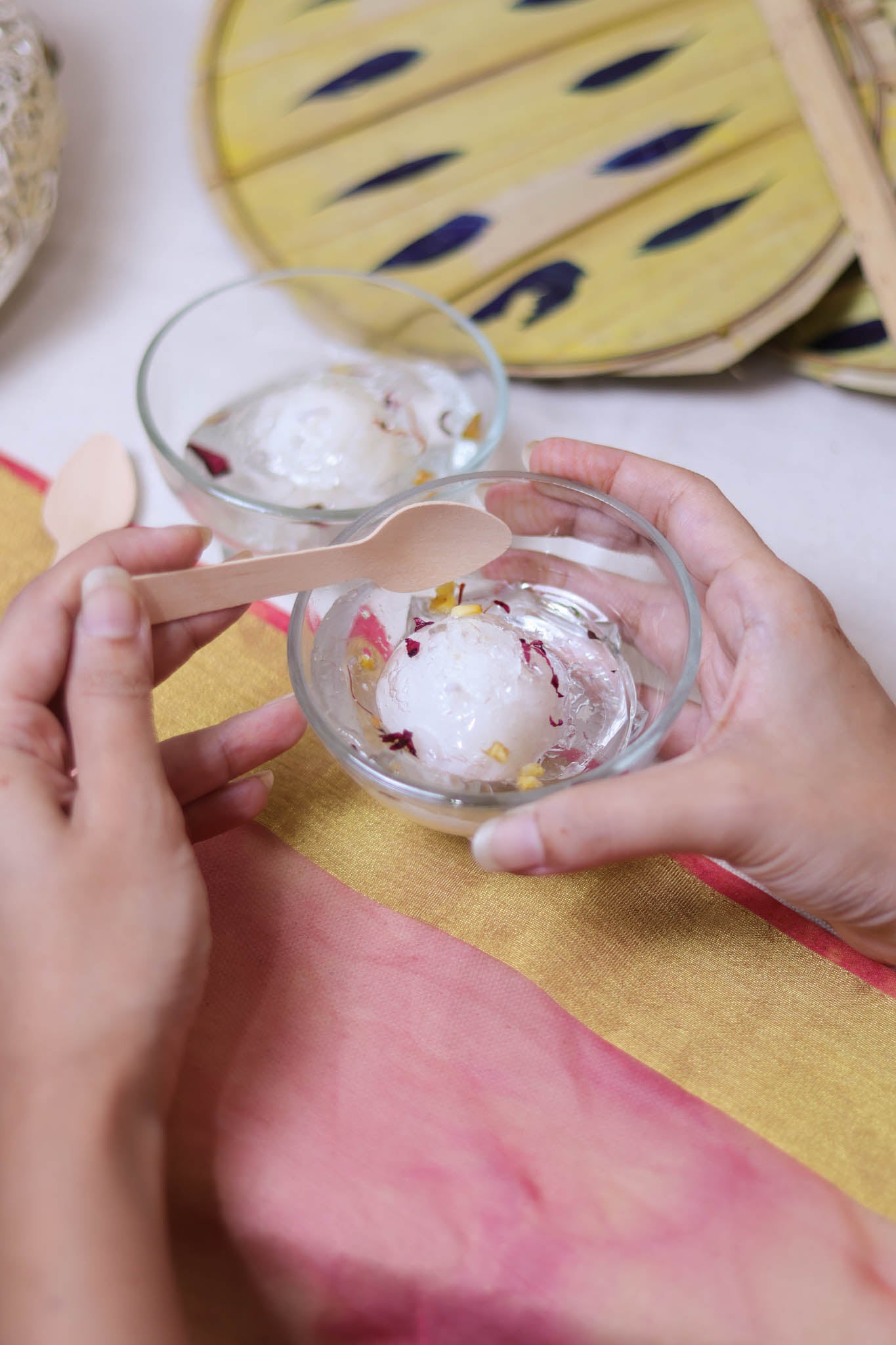 Rasgulla Candle